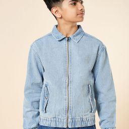 Coolsters by Pantaloons Boys Washed Denim Jacket with Patchwork-picture-47