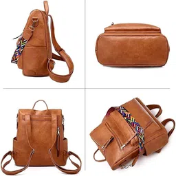 truearch Women Textured Truearch Medium Backpack image 2