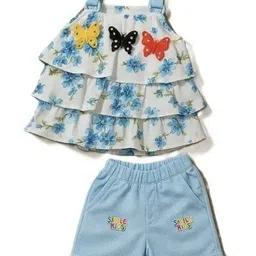 DRYSUN Girls Printed Top With Shorts image 4