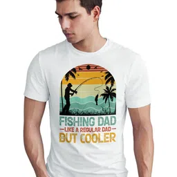 Seekbuylove Men Bio Finish Fishing Dad Round Neck Pure Cotton T-shirt-picture-40