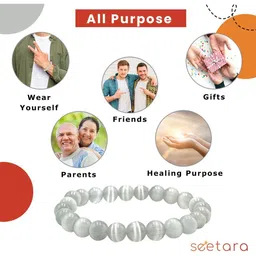 Vanira Women Elasticated Slip-On Bracelet image 5