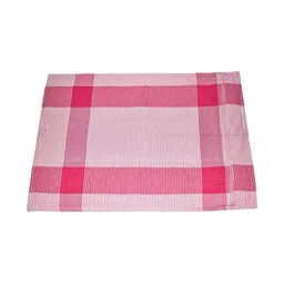 TUNI MANI Pink & White Single Bedsheet with 1 Pillow Covers image 5