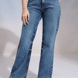 Basics By Tokyo Talkies Women Bootcut Heavy Fade Jeans-picture-23