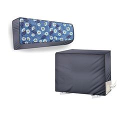 The Furnishing Tree Grey Printed Air Conditioner Cover-picture-19
