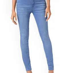 Kraus Jeans Women Skinny Fit High-Rise Light Fade Stretchable Jeans-picture-14