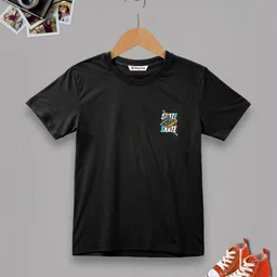 Dagcros Boys Black Tshirts-image-76