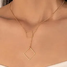 Vembley Women Gold-Plated Alloy Minimal Necklace-picture-38