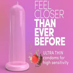 Bold Care Set Of 2 Ultra Thin All In One Flavors & Variety Flavored Condoms - 10 Pcs Each image 2