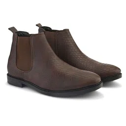 PRODOCK Men Textured Wedge Chelsea Boots image 2