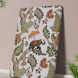 Myntra Elegant Homes White & Green Botanical Elephant Printed Canvas Wall Art-picture-29