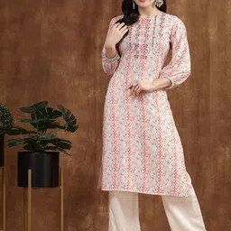 Nayam By Lakshita Women Printed Regular Kurta with Palazzos-picture-14