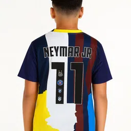 dostitch Boys Typography Printed Dri-FIT T-shirt image 4