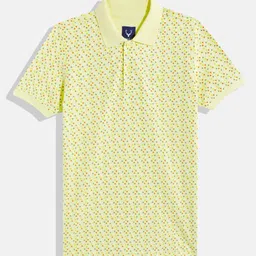 Allen Solly Junior Boys Geometric Printed Polo Collar Pure Cotton T-Shirt-picture-43