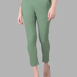 Comfort Lady Women Solid Mid-Rise Casual Regular Trouser-image-72