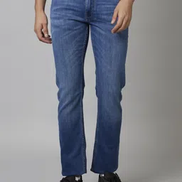 Celio Men Jean Straight Fit Mid-Rise Light Fade Stretchable Jeans-picture-42