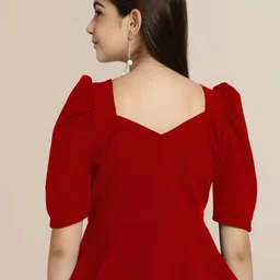 Mast & Harbour Women Pack Of 2 Puff Sleeve Top image 4