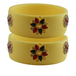 Vidhya Kangan Women Beige Bangle-picture-52