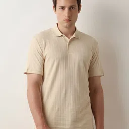 SELECTED Men Solid Polo Collar Cotton Slim Fit T-Shirt-picture-19