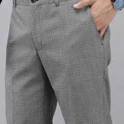 Theme Checked Notched Lapel Single-Breasted Formal 2 Piece Suits image 5