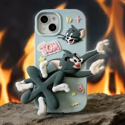 CASE CREATION Cartoon Characters Printed iPhone 13 Pro Max Back Case Mobile Accessories-picture-48