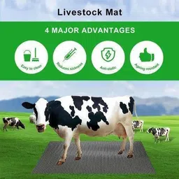 ursus Cow mat Premium Black for all animals Size 8*5 Cow, Dog, Guinea Pig, Hamster, Miniature Pig Pet Mat-picture-20