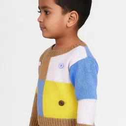 Sabinagarments Kids Colourblocked Pullover Sweater image 5