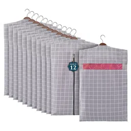 Kuber Industries Grey 12 Pieces Cotton Regular Multi Utility Organisers-picture-11