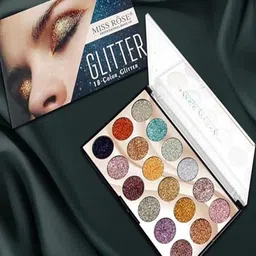 MissRose 18 Colors Glitter Eyeshadow Palette - 7001-083 M1-picture-47