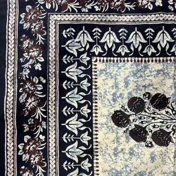 JAIPURI BUNAAI Women Ethnic Motifs Embroidered Regular Thread Work Kurta with Trousers & With Dupatta image 2