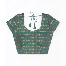 Tasarika Kalamkari Printed Saree with Blouse Piece image 5