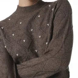 ONLY Pearls Embellished Detail Pullover Sweater image 3