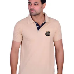 LA MILANO Men Polo Collar Applique Slim Fit T-shirt-picture-25