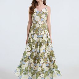JC Collection Floral Self Design Maxi Dress-picture-42