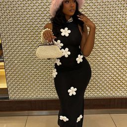 StyleCast Floral Print Bodycon Maxi Dress-picture-46