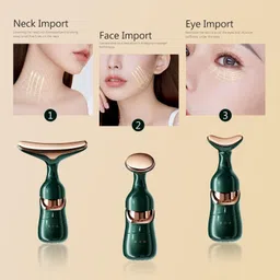 Electric Face Massager 3 in 1 Anti Wrinkles Face Neck Eyes Massager-image-61