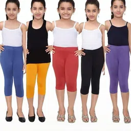 Tik Tok WEARS Girls Multicoloured Cotton Capris-picture-53