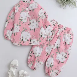 The Magic Wand Girls Printed Pure Cotton Night suit-picture-14