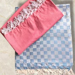 VANISHREE WORLD Pink Cotton Double Bed Blanket-image-66