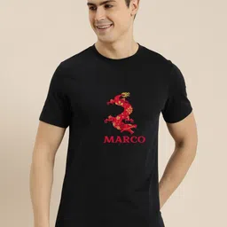 Enciger Men Printed Applique T-shirt-picture-40