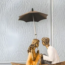 MISS PEACH Brown And White Valentines Figurine Showpiece-image-55