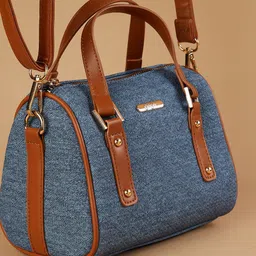 Ginger by Lifestyle Women PU Handheld Bag With Detachable Sling Strap image 2