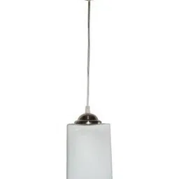 1ST TIME White & Silver-Toned Textured Rectangle Hanging Ceiling Lamp-picture-35