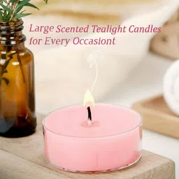 Garden Deco Pink & Pink 10 pieces Tea Light Candle image 2