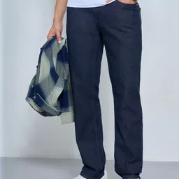 SF JEANS by Pantaloons Men Straight Fit Mid-Rise Jeans-image-2