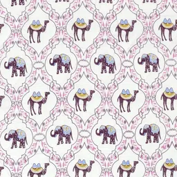 INDRA'S Pink & White Ethnic Motifs Printed Cotton Reversible 150 GSM Heavy Winter Quilt image 3