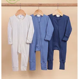 COT & CANDY Kids Pack of 3 Rompers-picture-49