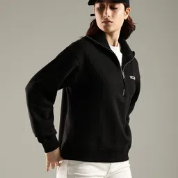 Tommy Hilfiger Women Embroidered Shirt Coller Sweatshirt-image-53