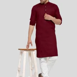 ANUJ FASHION Men Blended Straight Fit Kurta-picture-30