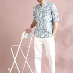filori studio FILORI Men Printed Kurta image 3