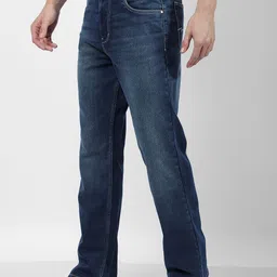 Numero Uno Men Wide Leg High-Rise Light Fade Stretchable Jeans image 4